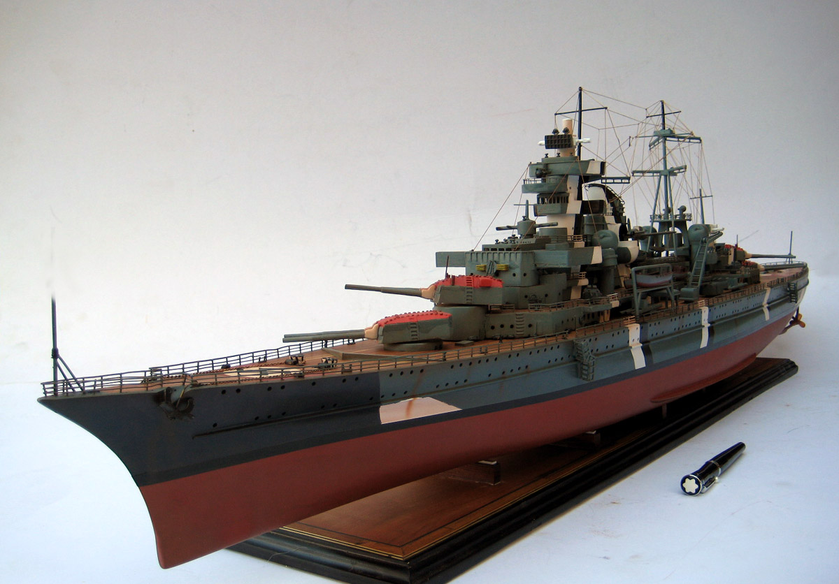 Large Model Of The Prinz Eugen Heavy Cruiser